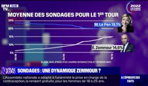 2022 à l'épreuve des faits: Éric Zemmour a-t-il dépassé Marine Le Pen dans les sondages ?
