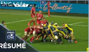 PRO D2 - Résumé USON Nevers-FC Grenoble Rugby: 21-21 - J08 - Saison 2021/2022