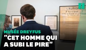 Macron inaugure le musée Dreyfus et appelle à ne pas oublier les "humiliations"