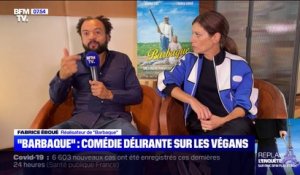 Fabrice Eboué revient sur "Barbaque", sa nouvelle comédie délirante sur les végans, en salle ce mercredi
