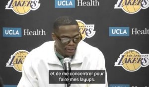 Lakers - Westbrook : "J'ai juste ralenti un peu"