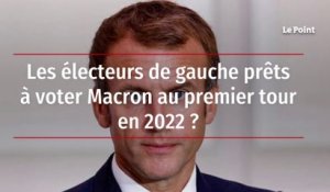 Les électeurs de gauche prêts à voter Macron au premier tour en 2022 ?
