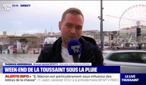 Marseille se prépare à passer le week-end de la Toussaint sous la pluie