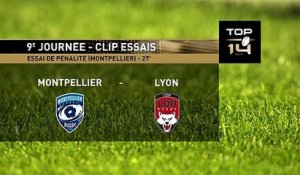 TOP 14 - Essai de pénalité (MHR) - Montpellier Hérault Rugby - LOU Rugby - J09 - Saison 2021:2022
