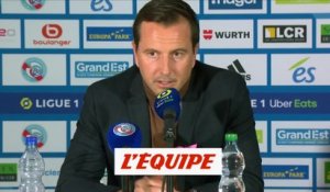 Stéphan : «Un match référence» - Foot - L1 - Strasbourg