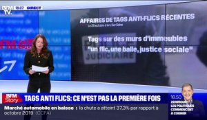En Île-de-France, les policiers régulièrement ciblés par des tags de menaces
