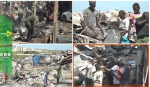 Incendie à Ouakam : Descente sur les lieux du sinistre, les victimes révèlent l'origine du feu