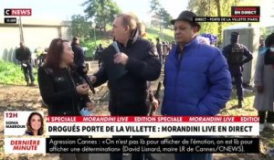 "Morandini Live" porte de la Villette: En plein direct, une bagarre éclate dans le camp de toxicomanes devant les caméras de CNews - VIDEO