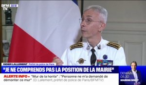 Didier Lallement sur le crack: "Je ne comprends plus très bien la position de la mairie de Paris"