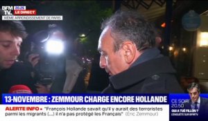 "C’est une affaire d’immigration", devant le Bataclan, Éric Zemmour dénonce les politiques migratoires menées avant les attentats