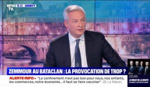 Bruno Le Maire: "Face au terrorisme, notre plus grande force est l'unité de la nation, mais Éric Zemmour est un diviseur en chef"