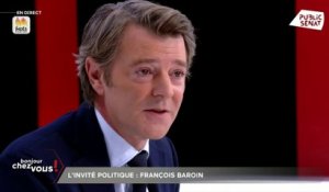François Baroin évoque les rapports houleux entre Emmanuel Macron et les élus locaux