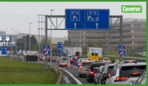 La police bloque l'accès à l'aéroport de Zaventem