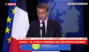 Emmanuel Macron : «Je veux remercier l’ensemble des équipes municipales»