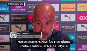 12e j. - Guardiola révèle que De Bruyne est positif au Covid