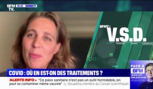 Clarisse Lhoste (MSD France) envisage la commercialisation d'une pilule anti-Covid en France "autour du mois de décembre"