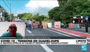 Covid19: tensions en Guadeloupe, Macron appelle au calme et dénonce des "manipulations"