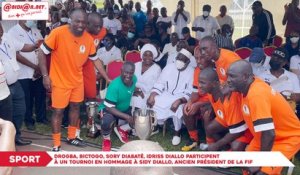 Sport : Drogba, Bictogo, Sory Diabaté, Idriss Diallo participent à un tournoi en hommage à Sidy Diallo, ancien président de la FIF