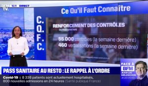 Pass sanitaire: 55.000 contrôles ont eu lieu la semaine dernière et 460 verbalisations