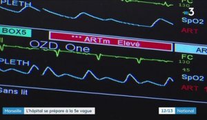 Marseille : l'hôpital de la Timone gère ses patients en vue de la cinquième vague de Covid-19