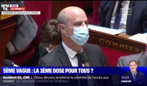 Jean-Michel Blanquer donne des nouvelles "rassurantes" de Jean Castex, qu'il remplace à l'Assemblée