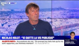 "Ça va mal se finir": Nicolas Hulot réagit aux accusations d'agressions sexuelles dont il fait l'objet