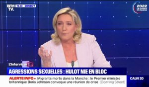 Marine Le Pen: "Il faut remettre la justice au centre de la problématique des violences sexuelles"