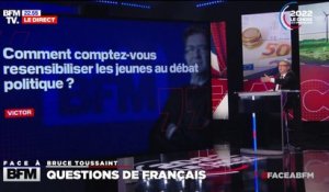 Jean-Luc Mélenchon: "C'est une erreur de croire que la jeunesse ne s'intéresse pas à la politique"