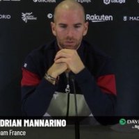 Coupe Davis 2021 - Adrian Mannarino : "On va faire de mieux en mieux, j'espère que ça suffira"