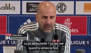 15e j. - Bosz sur le jet de bouteille lors de OL-OM : "Quand tu aimes le foot, ça fait mal"