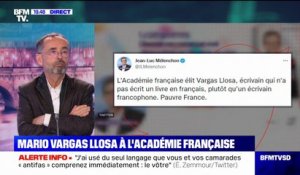 Mario Vargas Llosa à l'Académie française: "C'est un honneur" pour Robert Ménard