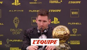 Messi : «Je ne sais pas si ce record sera battu» - Foot - Ballon d'Or