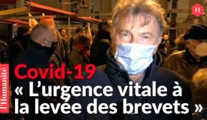 Vaccins anti-covid : mobilisation pour la levée des brevets à Paris
