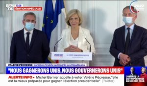 Valérie Pécresse: "Nous gagnerons unis, nous gouvernerons unis"