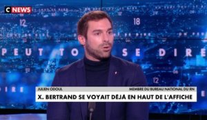 Julien Odoul : «L'enseignement de ce résultat des primaires c'est que d'une part les adhérents des Républicains ont sanctionné le manque d'humilité (...) et puis ils ont surtout sanctionné le mépris et la haine vis-à-vis du Rassemblement national»