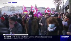 Le cortège de la manifestation contre Éric Zemmour s'est lancé à Paris