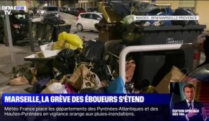À Marseille, la grève des éboueurs s'étend et les poubelles s'entassent