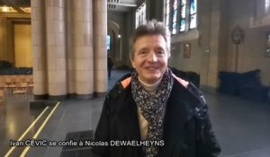 Funérailles du Grand Jojo: la réaction d'Yvan Cévic / vidéo: Nicolas Dewaelheyns