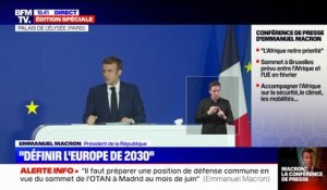 Emmanuel Macron sur l'UE: "Il nous faut acter le besoin d'investissements nouveaux, nous devons les intégrer dans notre cadre budgétaire"
