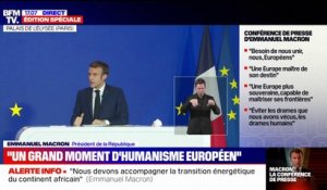 Emmanuel Macron souhaite "relancer un grand travail sur l'Histoire de l'Europe"