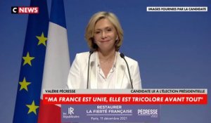 Valérie Pécresse : «pas de soumission mais un grand oui à la liberté de se dire Français à pleins poumons !»