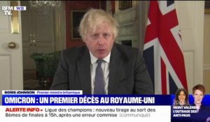 Royaume-Uni: Boris Johnson annonce le premier décès dû au variant Omicron et incite la population à faire sa dose de rappel