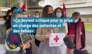 Troyes : une cinquantaine de sages-femmes réclament des moyens supplémentaires