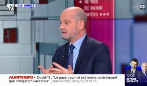 Jean-Michel Blanquer: "Il faut éviter un nouvel épisode de confinement (...) Il est normal de mettre la pression sur les non-vaccinés"