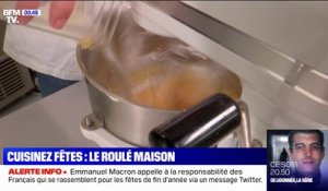 Ce pâtissier revisite la bûche de Noël en gâteau roulé maison