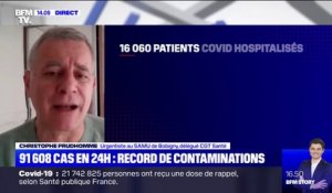 Variant Omicron: pour cet urgentiste, "il n'y a pas de corrélation entre le nombre de cas positifs et le nombre d'hospitalisations"
