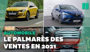 Les 10 voitures les plus vendues en France en 2021