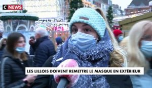 Coronavirus - A Lille, le masque en extérieur est de nouveau obligatoire dans certaines zones - Une mesure qui divise les habitants - VIDEO