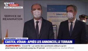 Jean Castex: "Les patients hospitalisés pour raison de Covid, dans leur immense majorité, ne sont pas vaccinés"
