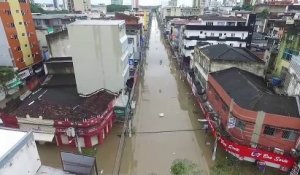 Les inondations gagnent du terrain dans le nord-est du Brésil
